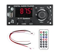 Janasiba 2 x 50 W 100 W Amplificateur Bluetooth 5.0 MP3 Carte décodeur DIY Lecteur MP3 de voiture USB FM Enregistrement Commutation TF USB Enregistrement Appel