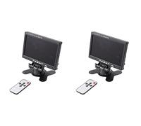 Janasiba 2 x portable 7 moniteurs 1024 x 600 -compatible/moniteur photo VGA/AV prise UE