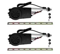 Janasiba 2X Antenne de Voiture Kit DC12V électrique Antenne Radio Automatique Antenne Booster Puissance Camion Camion Antenne