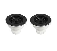 Janasiba 2X Ensemble de Vidange D'évier de Cuisine avec Bouchon de Vidange de Panier de Crépine Diamètre 114 mm pour évier de Cuisine en Pierre de Quartz