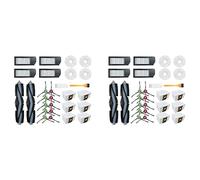 Janasiba 2X Pour X1 Omni/Turbo Sac à Poussière Kit Principal Filtre HEPA Vadrouille Tissu de Nettoyage Accessoires Pour Aspirateur