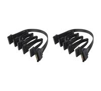 Janasiba 2X Répartiteur d'alimentation 15 Broches 1 à 5 Disque Dur HDD SSD Câble d'alimentation Cordon Câble D'Extension Câble D'Extension de Disque Dur