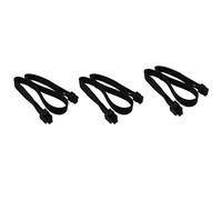 Janasiba 3 x CPU 8 broches à processeur 8 broches (4 + 4) Adaptateur d'alimentation carte mère EPS-12 V (60 cm)