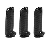 Janasiba 3 x pour E46 E90 E92 E60 E39 F30 F34 F10 F20 Accessoires universels en fibre de carbone Poignée de frein à main de voiture Revêtement intérieur