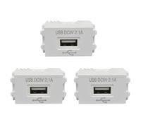 Janasiba 3X Panneau de Chargement pour TéLéPhone Portable Module d'alimentation USB Prise 220 V Transformateur 5 V 2,1 Une Adaptateur de Commutation de Prise de Courant de Charge USB