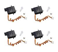Janasiba 4 x 1,9 G Plastique Servo pour Hélicoptère V966 V911S V977 V930 V931 XK K110 K124 A600 A430 A800 RC Pièces d'hélicoptère Accessoires