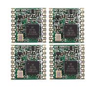 Janasiba 4PCS RFM95 RFM95W 868 RFM95-868MHz Lora SX1276 Module éMetteur-RéCepteur sans Fil FCC ROHS ETSI Reach