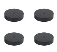 Janasiba 4X Isolation de Haut-Parleur en Fibre de 40X10mm Spikes Base Pad Speaker Stand Pieds HiFi AMP Speaker Pad