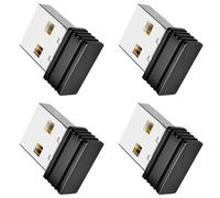 Janasiba 4X Mouse Jigglers Mover Indétectable Port USB Automatique Shaker Wiggler pour Ordinateur Portable Maintient L'Ordinateur Éveillé Mouvement de la Souris Noir