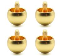 Janasiba 4X Tippe Top Metal Flip Plus Top Toupie en Acier Inoxydable Amazing Toy Gift, Golden