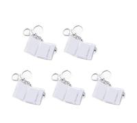 Janasiba 5X Mini Album Photo Porte-CléS 16 Images Porte-Livre Porte-CléS Bricolage Cadeaux pour Petite Amie