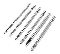 Janasiba 6 Pièces Poinçon en Cuir 1,5 Mm-4,5 mm Ensemble de Poinçons Creux Ronds Outil de Poinçonnage de Couture en Cuir pour Bracelet de Montre en Cuir