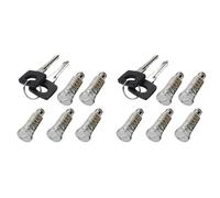 Janasiba 6707600205 Lot de 10 cylindres de serrure de porte avec 4 clés identiques pour Sprinter W638