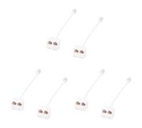 Janasiba 6Pcs 6P4C RJ11 Double vers Male Cable Telephonique Adaptateur Repartiteur
