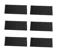 Janasiba 6X Plancher Antidérapant de Scooter de Mer Feuil Le Synthétique de Mousse D'Eva 37X92cm Tapis Noir de Planche de Surf de Jet-Ski Noir de Skis de Motomarine