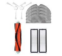 Janasiba 9PCS Principal Latéral Filtre HEPA Outil de Nettoyage de Tissu Vadrouille pour 1C Robot Aspirateur Pièces Accessoires