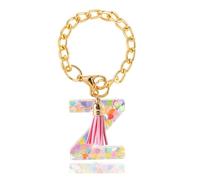 Janasiba Accessoires de Charme de Lettre pour -Cup 1 Pièces Charme de Poignée de Porte-Clés Initial Mignon pour -Tumbler pour Femmes Filles, Z