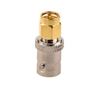 Janasiba Adaptateur SMA mâle vers BNC ton or ton argent
