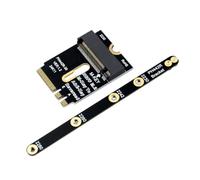 Janasiba Adaptateur WiFi M.2 - Adaptateur WiFi M.2 vers SSD NVMe - PCIe4.0 vers M2 NGFF Key A+E - Lecteur de carte Wi-Fi pour module Wi-Fi/WWAN/LTE