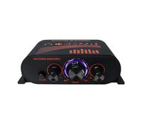 Janasiba AK170 Amplificateur de puissance audio compact Amplificateur de son portable pour voiture et maison