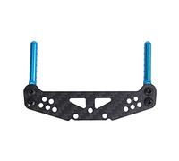 Janasiba Amortisseur en fibre de carbone avant et arrière avec supports de poste de carrosserie pour Tt01 Tt-01 1/10 RC Pièces de mise à niveau de voiture