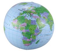 Janasiba Ballon gonflable géographie éducative ballon 40 cm