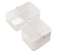 Janasiba Boîte de rangement pour salle de bain, sac à main, étagère de douche portable avec panier en plastique pour articles de toilette, étagère de rangement de cuisine