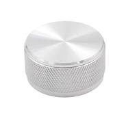Janasiba Bouton en aluminium CNC 34 x 17 mm pour amplificateur audio, haut-parleur, potentiomètre de platine CD Contrôle de haute précision C