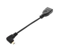 Janasiba Câble Adaptateur Mini Droit à 90 DegréS Mâle vers, Longueur: 17 Cm