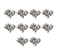Janasiba Câble coaxial BNC mâle vers F pour caméra de vidéosurveillance (lot de 100)