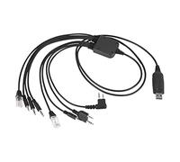 Janasiba Câble de Programmation USB Huit en Un Compatible pour Talkie-Walkie Radio