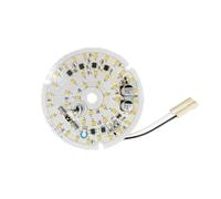 Janasiba ETL Ventilateur de Plafond Plafonnier Module LED SCR Dimmable 18W 120V 100mm 3000K-6000K Monochrome CRI90 avec Module de Couvercle Facile à Installer Facile à Utiliser