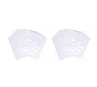 Janasiba ÉTuis pour CD DVD, Support de Pochettes pour Enveloppes en Papier pour Support CD DVD avec Fenêtre Transparente, Fermeture à Rabat Blanc, Paquet de 200