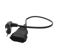 Janasiba Europea Câble d'alimentation 90° mâle vers pour PC, ordinateur PDU (0,6 m)