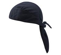 Janasiba Foulard à séchage rapide Foulard pur vélo Casquette été Hommes Équitation Bandana Foulard Pirate Chapeau à capuche Bandeau Noir
