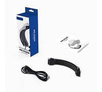 Janasiba Haut-parleur noir, haut-parleur de casque, interface audio, charge de type C, amplificateur externe stéréo portable pour PSVR2 3,5 mm