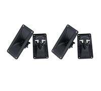 Janasiba Haut-parleur Tweeter piézoélectrique 4 pièces Haut-parleur Tweeter en céramique 150 W Hauts haut-parleurs audio carrés