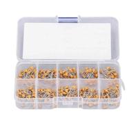 Janasiba Kit de condensateur en céramique monolithique 10 valeurs 50 V 10 pF 20 pF 30 pF 47 pF 56 pF 68 pF 100 pF 100 pF 10 nF 100 nF