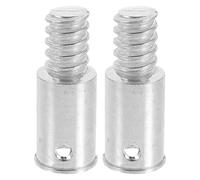 Janasiba Kit de réparation 2 pièces pour pointes filetées, embouts de poignée filetée en aluminium pour tiges de 0,72 ou en métal