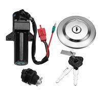 Janasiba Kit de serrure d'allumage électrique de moto - Couvercle de réservoir de carburant - Clé de verrouillage pour Ybr125 Ybr 125 2007-2014