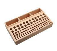 Janasiba Lederwerkzeuge Présentoir à outils en bois de hêtre fendu, perforatrice de sculpture en cuir, coupe diamant, outils de rangement, outils de bricolage, installation facile