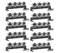 Janasiba Lot de 10 lampes LED lumineuses multifonctions 92,5 mm pour voiture RC Crawler 1/10 pour 4 TRX4 SCX10 RC Crawler RC Voiture, 4 LED