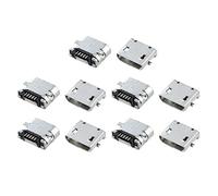 Janasiba Lot de 10 pièces de rechange type B Micro USB femelle femelle Connecteur de connecteur femelle, 037000