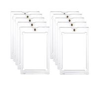Janasiba Lot de 10 porte-cartes magnétiques 35PT pour cartes photo Idol, protection pour cartes à collectionner sportives, vitrine A