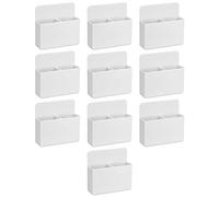 Janasiba Lot de 10 porte-marqueurs magnétiques effaçables à sec, porte-stylo et gomme en caoutchouc pour planche, stylo magnétique