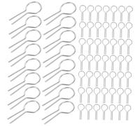 Janasiba Lot de 100 aiguilles à brûler pour poterie et four d'artisanat - Outils pour suspendre et faire du feu efficacement pour les artistes