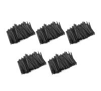 Janasiba Lot de 1000 piquets de support pour irrigation 1/4 pour légumes, jardins, fleurs, parterres de fleurs, jardins - Noir