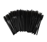 Janasiba Lot de 100pcs Brosse Pinceau Jetable pour Cils Yeux Mascara Maquillage
