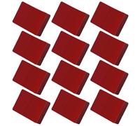 Janasiba Lot de 12 blocs de cire pour sceller les bouteilles - Cire de remplissage résistante et polyvalente pour le vin, 12 pépites de cire de 0,5 lb avec PTFE, rouge