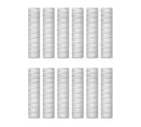 Janasiba Lot de 12 cartouches filtrantes universelles pour sédiments et sédiments domestiques, 10 microns